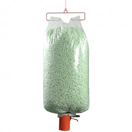 Afvultrechter voor opvulchips